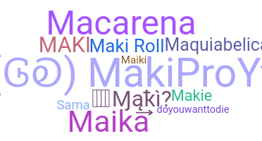 Smeknamn - Maki