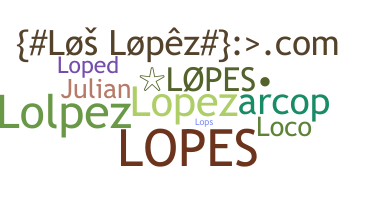 Smeknamn - Lopes