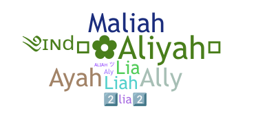 Smeknamn - Aliah