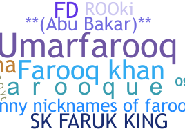 Smeknamn - Farooq