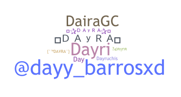 Smeknamn - Dayra