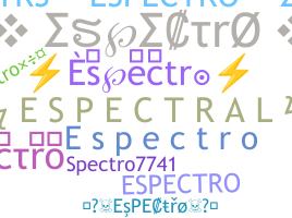 Smeknamn - Espectro