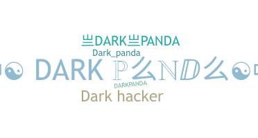 Smeknamn - darkpanda