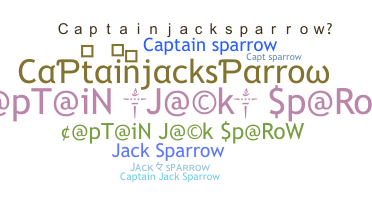 Smeknamn - Captainjacksparrow