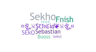Smeknamn - Seko