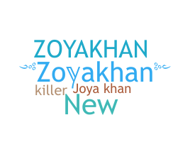 Smeknamn - Zoyakhan