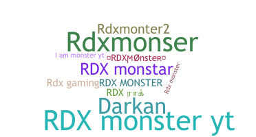 Smeknamn - RDXmonster