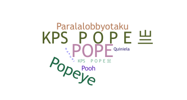 Smeknamn - Pope