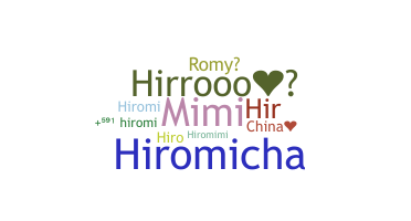 Smeknamn - hiromi