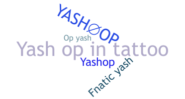 Smeknamn - YASHOP