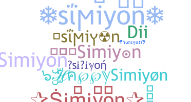 Smeknamn - simiyon