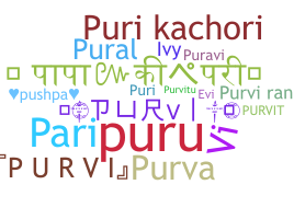 Smeknamn - Purvi