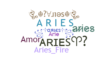 Smeknamn - Aries