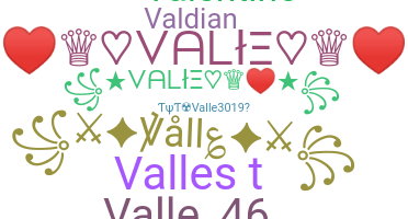 Smeknamn - Valle