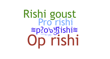 Smeknamn - proRishi
