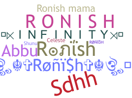 Smeknamn - Ronish