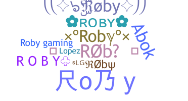 Smeknamn - Roby