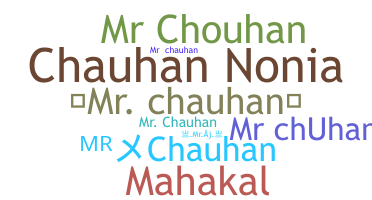 Smeknamn - Mrchauhan