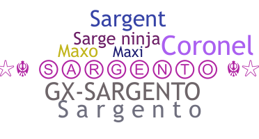 Smeknamn - Sargento