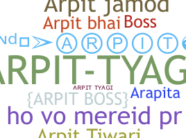 Smeknamn - ARPittyagi