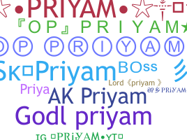 Smeknamn - Priyam
