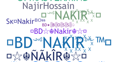 Smeknamn - Nakir