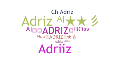 Smeknamn - Adriz