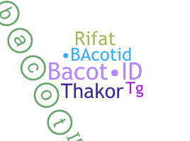 Smeknamn - BacotID