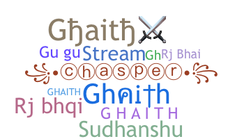 Smeknamn - Ghaith