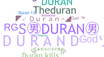 Smeknamn - Duran