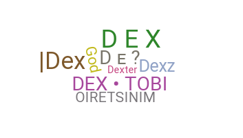 Smeknamn - dex