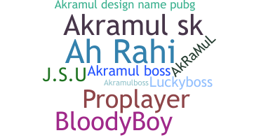 Smeknamn - Akramul