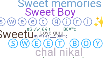 Smeknamn - Sweetboy