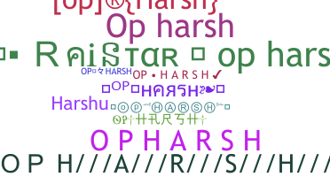 Smeknamn - Opharsh