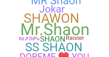 Smeknamn - Shaon