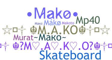 Smeknamn - Mako