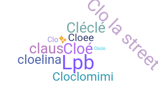 Smeknamn - Clo
