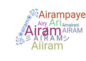Smeknamn - Airam