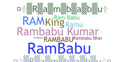 Smeknamn - Rambabu