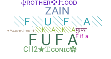 Smeknamn - fufa