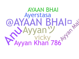 Smeknamn - ayyan
