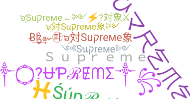 Smeknamn - supreme