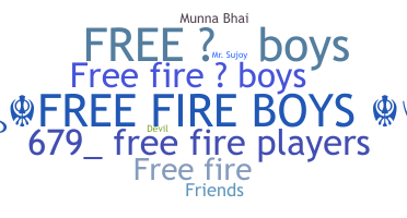 Smeknamn - Freefireboys