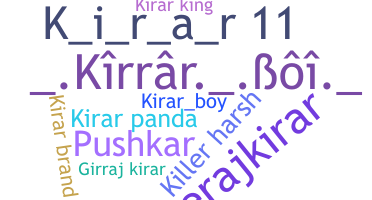 Smeknamn - Kirar