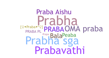 Smeknamn - Praba