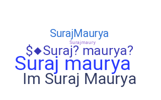 Smeknamn - Surajmaurya