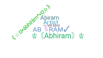 Smeknamn - Abhiram