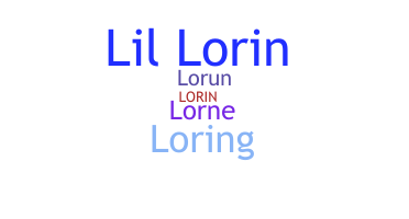 Smeknamn - Lorin