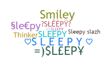 Smeknamn - Sleepy