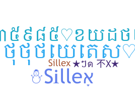 Smeknamn - sillex